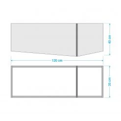 Temahome Étagère One - Chêne / Noir -ÉcoMaison Soldes 1000172899 191023 08592400063 SKETCH DETAILS P000000001000172899 sketch