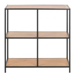 Red Living Étagère Coogee VI - Imitation chêne sauvage / Noir - Hauteur : 78 cm -ÉcoMaison Soldes 1000174113 190524 15511800105 GALLERYIMAGES P000000001000174113