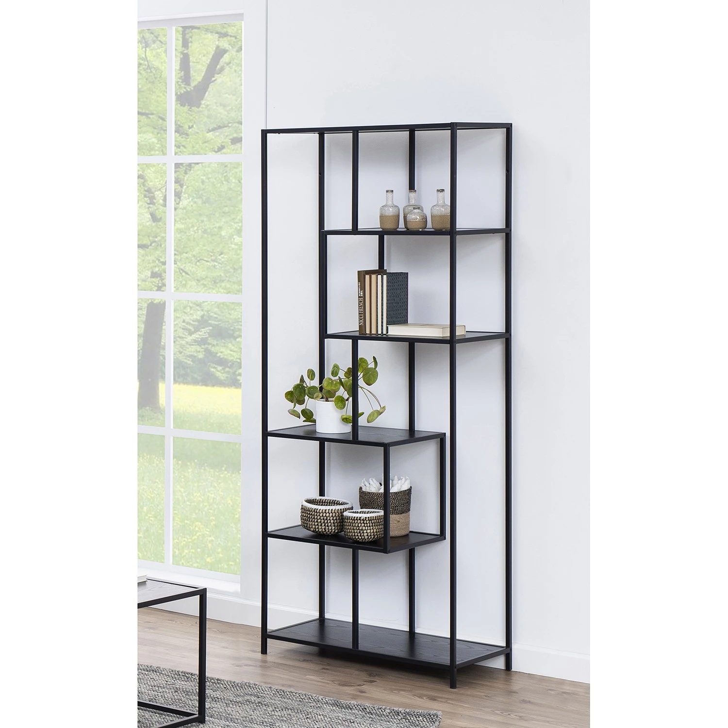 Red Living Étagère Coogee I - Noir - Hauteur : 185 cm 4 Red Living Étagère Coogee I - Noir - Hauteur : 185 cm – Image 4