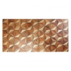 Kare Design Table Illusion - Bois vieilli massif / Acier -Incrustations de bois vieilli / Noir -ÉcoMaison Soldes 1000174187 190515 06331700053 GALLERYIMAGES P000000001000174187