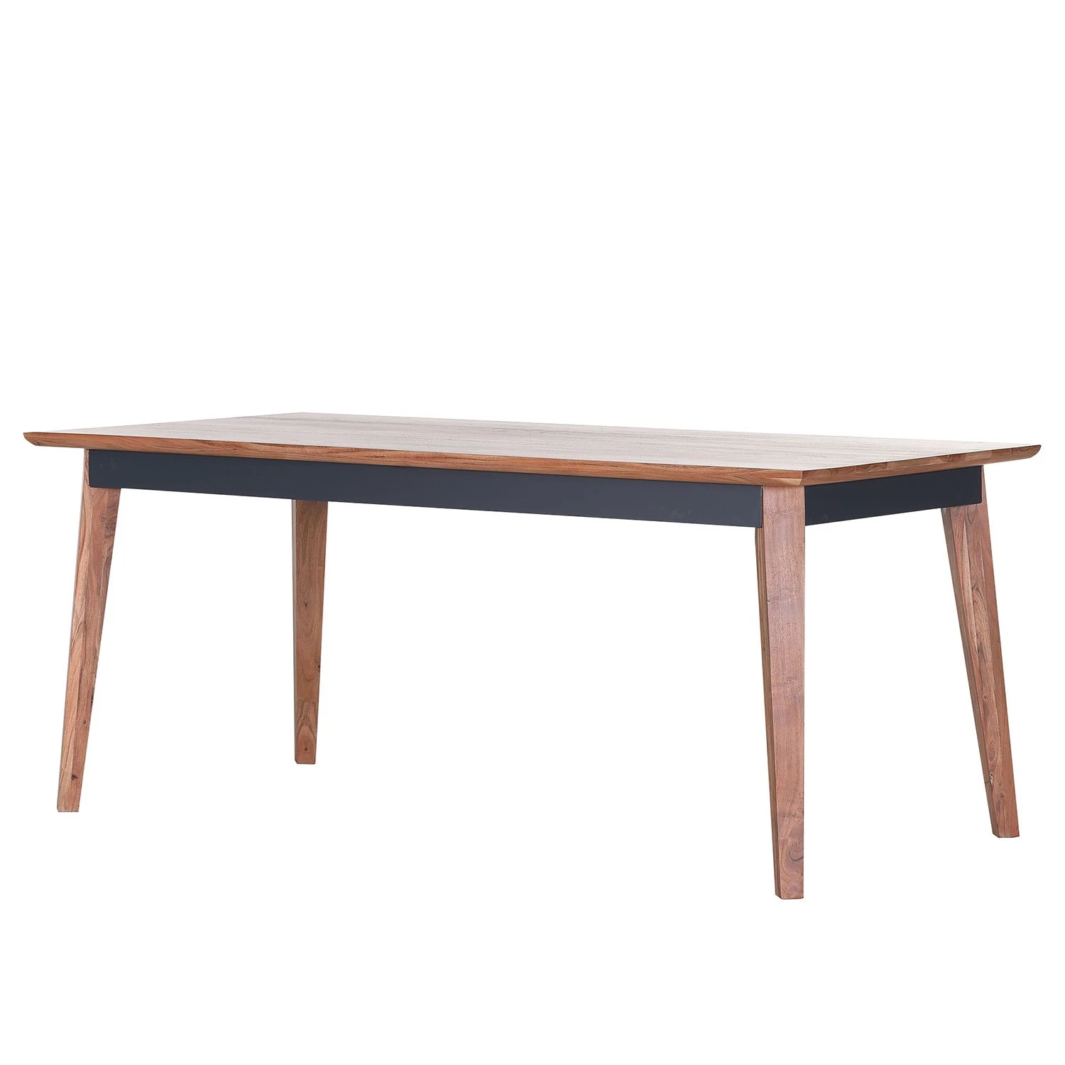 Naturoo Table Kadena - Acacia massif - Acacia / Anthracite 1 Naturoo Table Kadena - Acacia massif - Acacia / Anthracite