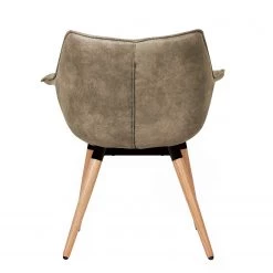 Ars manufacti Chaise à accoudoirs Kantii I - Microfibre / Chêne massif - Gris silex vintage - 1 chaise 14 Ars manufacti Chaise à accoudoirs Kantii I - Microfibre / Chêne massif - Gris silex vintage - 1 chaise -ÉcoMaison Soldes 1000176705 200302 11493800007 DETAILS P000000001000176705