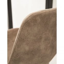 Ars manufacti Chaises de bar Luhi (lot de 2) - Microfibre / Acier - Limon vintage -ÉcoMaison Soldes 1000176732 200310 11100600004 DETAILS P000000001000176732