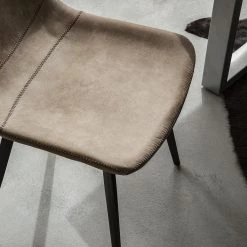 Ars manufacti Chaises Teini (lot de 2) - microfibre / Acier - Microfibre Colby: Cappuccino vintage 17 Ars manufacti Chaises Teini (lot de 2) - microfibre / Acier - Microfibre Colby: Cappuccino vintage -ÉcoMaison Soldes 1000176743 201013 13585200024 DETAILS P000000001000176743