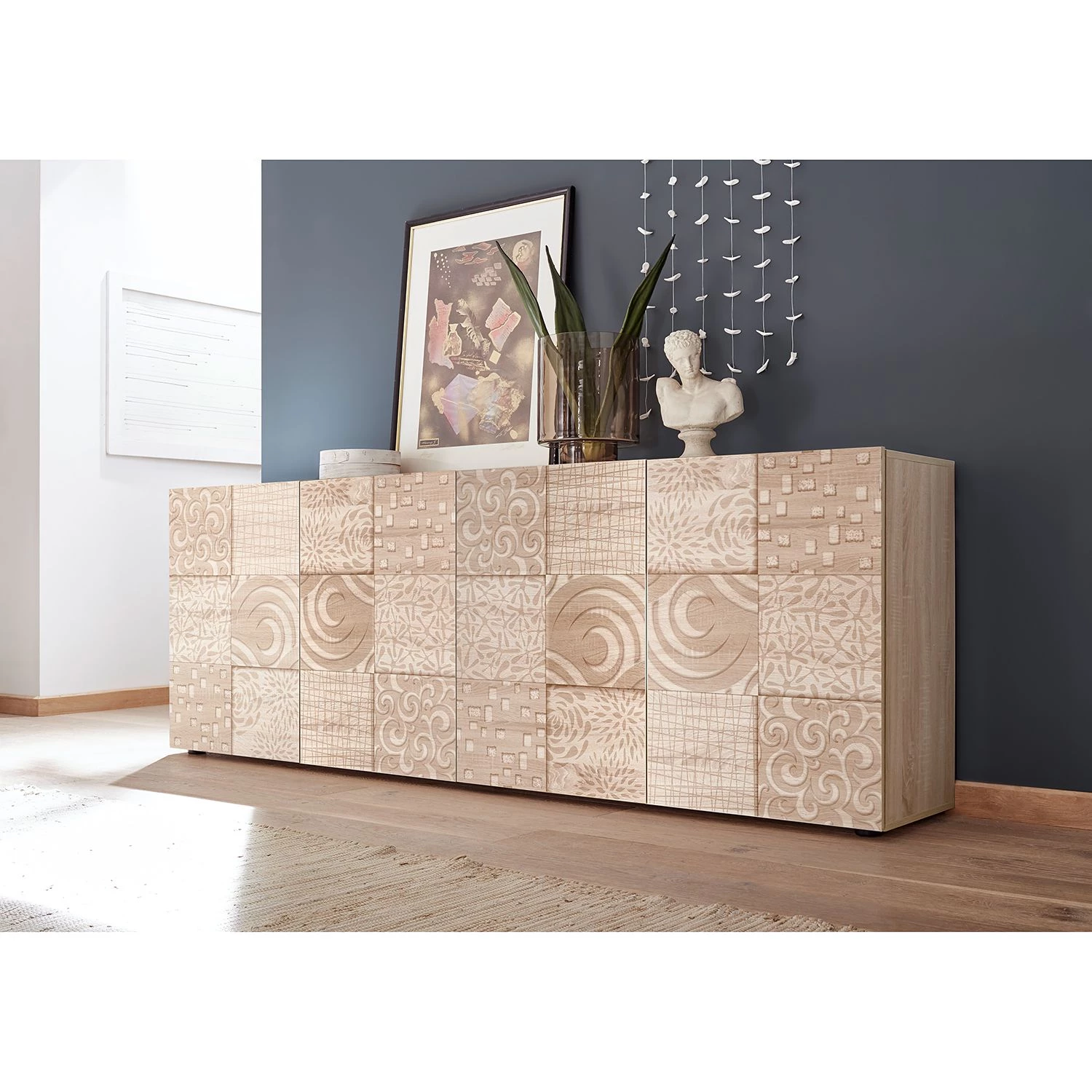 LC Spa Buffet Miro II - Imitation chêne de Sonoma - Largeur : 241 cm 2 LC Spa Buffet Miro II - Imitation chêne de Sonoma - Largeur : 241 cm – Image 2