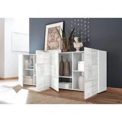 LC Spa Buffet Miro II - Blanc brillant - Largeur : 241 cm -ÉcoMaison Soldes 1000177082 190619 14300700070 MOOD GALLERYIMAGES P000000001000177082 mood