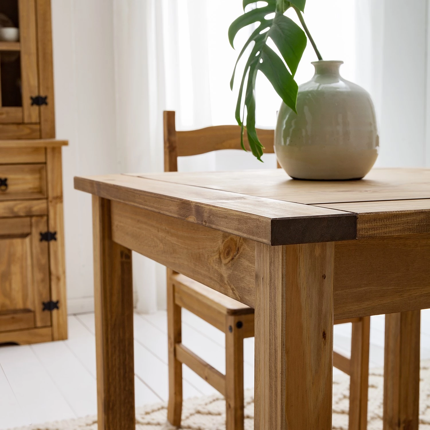 Maison Belfort Table Finca Rustica I - Pin massif - Epicéa naturel - 80 x 80 cm 8 Maison Belfort Table Finca Rustica I - Pin massif - Epicéa naturel - 80 x 80 cm – Image 8