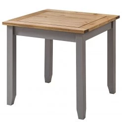 Maison Belfort Table Finca Rustica I - Pin massif - Pin gris - 80 x 80 cm