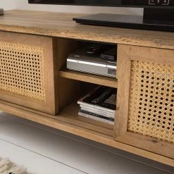 Ars manufacti Meuble TV Vina - Manguier massif / Rotin - Manguier / Noir 25 Ars manufacti Meuble TV Vina - Manguier massif / Rotin - Manguier / Noir -ÉcoMaison Soldes 1000178070 200320 14034500004 DETAILS P000000001000178070