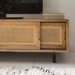 Ars manufacti Meuble TV Vina - Manguier massif / Rotin - Manguier / Noir 26 Ars manufacti Meuble TV Vina - Manguier massif / Rotin - Manguier / Noir -ÉcoMaison Soldes 1000178070 200320 14034600005 DETAILS P000000001000178070