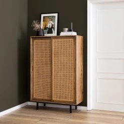 Ars manufacti Buffet haut Vina - Manguier massif / Rotin - Manguier / Noir -ÉcoMaison Soldes 1000178071 200702 15133400013 MOOD DETAILS P000000001000178071 mood