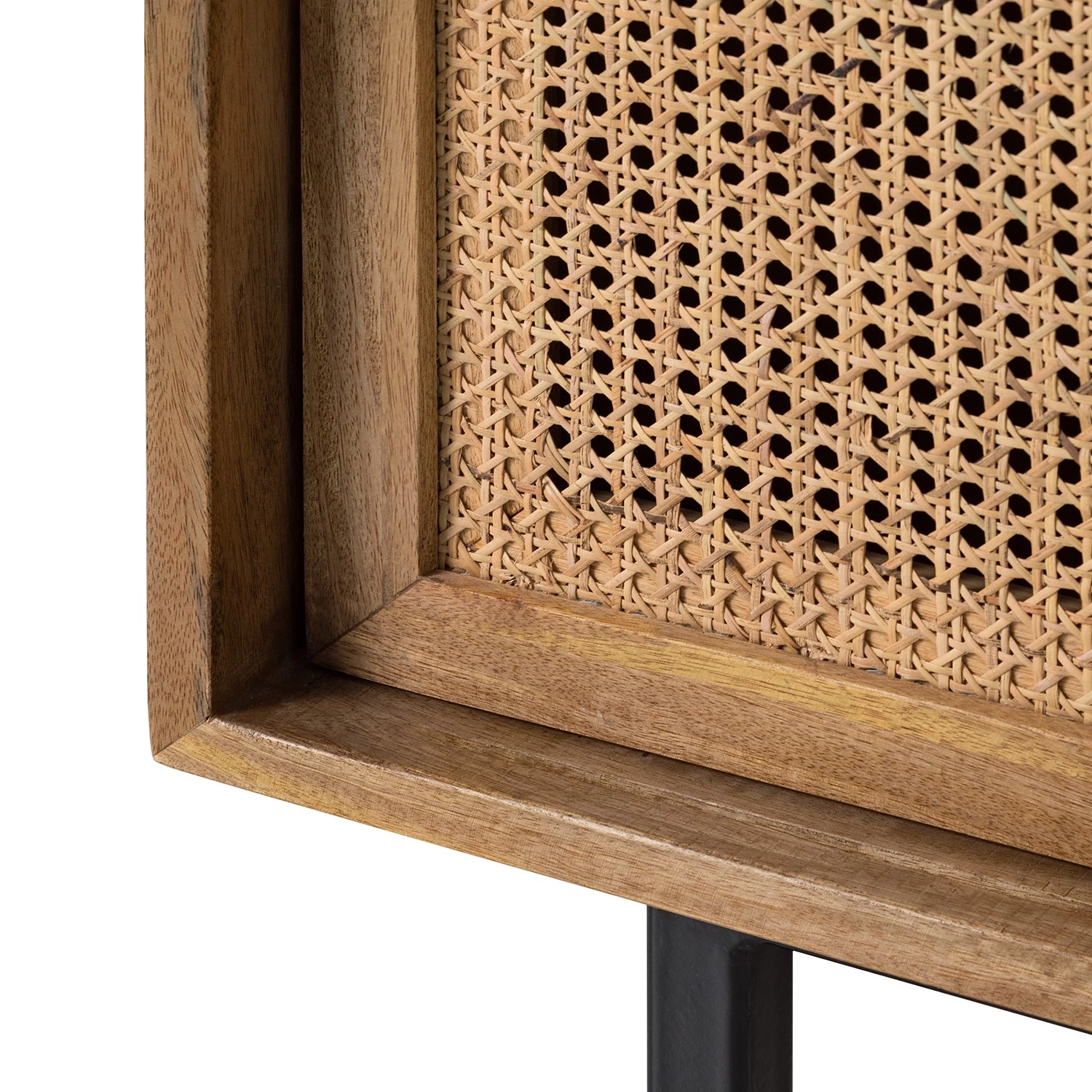 Ars manufacti Enfilade Vina I - Manguier massif / Rotin - Manguier / Noir 16 Ars manufacti Enfilade Vina I - Manguier massif / Rotin - Manguier / Noir – Image 16