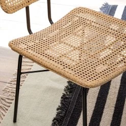 Ars manufacti Chaise Vina I - Rotin / Métal - Rotin / Noir -ÉcoMaison Soldes 1000178092 200428 12090900008 DETAILS P000000001000178092