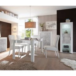 LC Spa Vitrine Easy - Blanc brillant / Imitation béton -ÉcoMaison Soldes 1000178267 201029 08534800585 MOOD DETAILS P000000001000178267 mood