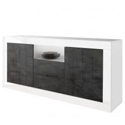 LC Spa Buffet Urbino I - Gris foncé / Blanc