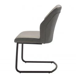 Fredriks Chaises cantilever Macapa (lot de 2) - Imitation cuir / Tissé à plat - Noir - Gris 7 Fredriks Chaises cantilever Macapa (lot de 2) - Imitation cuir / Tissé à plat - Noir - Gris -ÉcoMaison Soldes 1000179034 190725 10291900124 DETAILS P000000001000179034