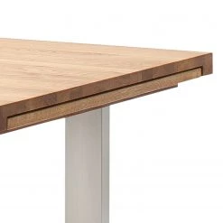 Naturoo Table Dante - Chêne cerris / Acier inoxydable - Chêne sauvage -ÉcoMaison Soldes 1000179051 190725 10292500196 DETAILS P000000001000179051