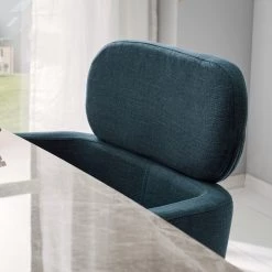 Mørteens Chaises à accoudoirs Menly - Tissu / Métal - Noir - Bleu Gris -ÉcoMaison Soldes 1000179462 200122 12294700026 DETAILS P000000001000179462