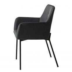 Mørteens Chaises à accoudoirs Mehle - Tissu / Métal - Noir - Anthracite -ÉcoMaison Soldes 1000179467 200131 13342900043 DETAILS P000000001000179467