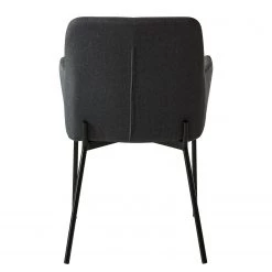 Mørteens Chaises à accoudoirs Mehle - Tissu / Métal - Noir - Anthracite -ÉcoMaison Soldes 1000179467 200131 13342900044 DETAILS P000000001000179467