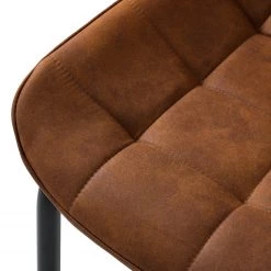 Fredriks Chaise cantilever Kemmel - Microfibre / Métal - Noir - Cognac - Lot de 2 21 Fredriks Chaise cantilever Kemmel - Microfibre / Métal - Noir - Cognac - Lot de 2 -ÉcoMaison Soldes 1000179472 200121 14403900075 DETAILS P000000001000179472