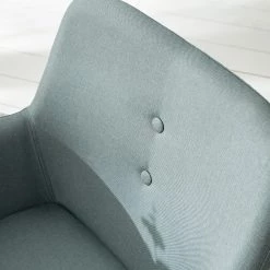 Mørteens Chaises à accoudoirs Mehle - Tissu / Métal - Noir - Vert menthe -ÉcoMaison Soldes 1000179473 200310 11380700049 DETAILS P000000001000179473