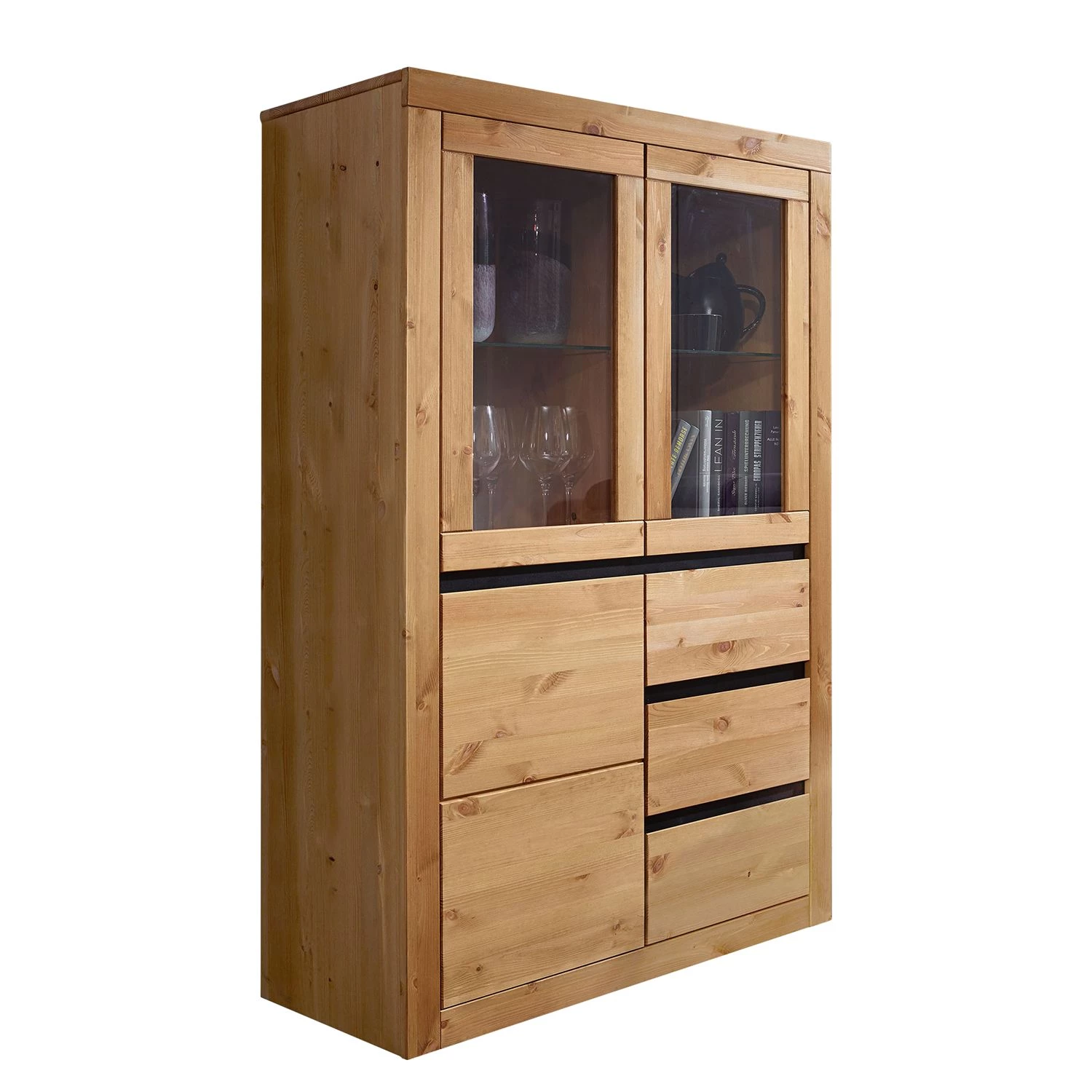 Naturoo Buffet haut Maceio I - Pin massif - Pin 1 Naturoo Buffet haut Maceio I - Pin massif - Pin