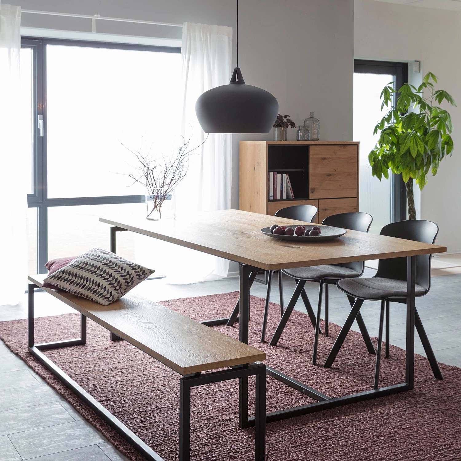 Red Living Buffet haut Frahan - Chêne sauvage 4 Red Living Buffet haut Frahan - Chêne sauvage – Image 4