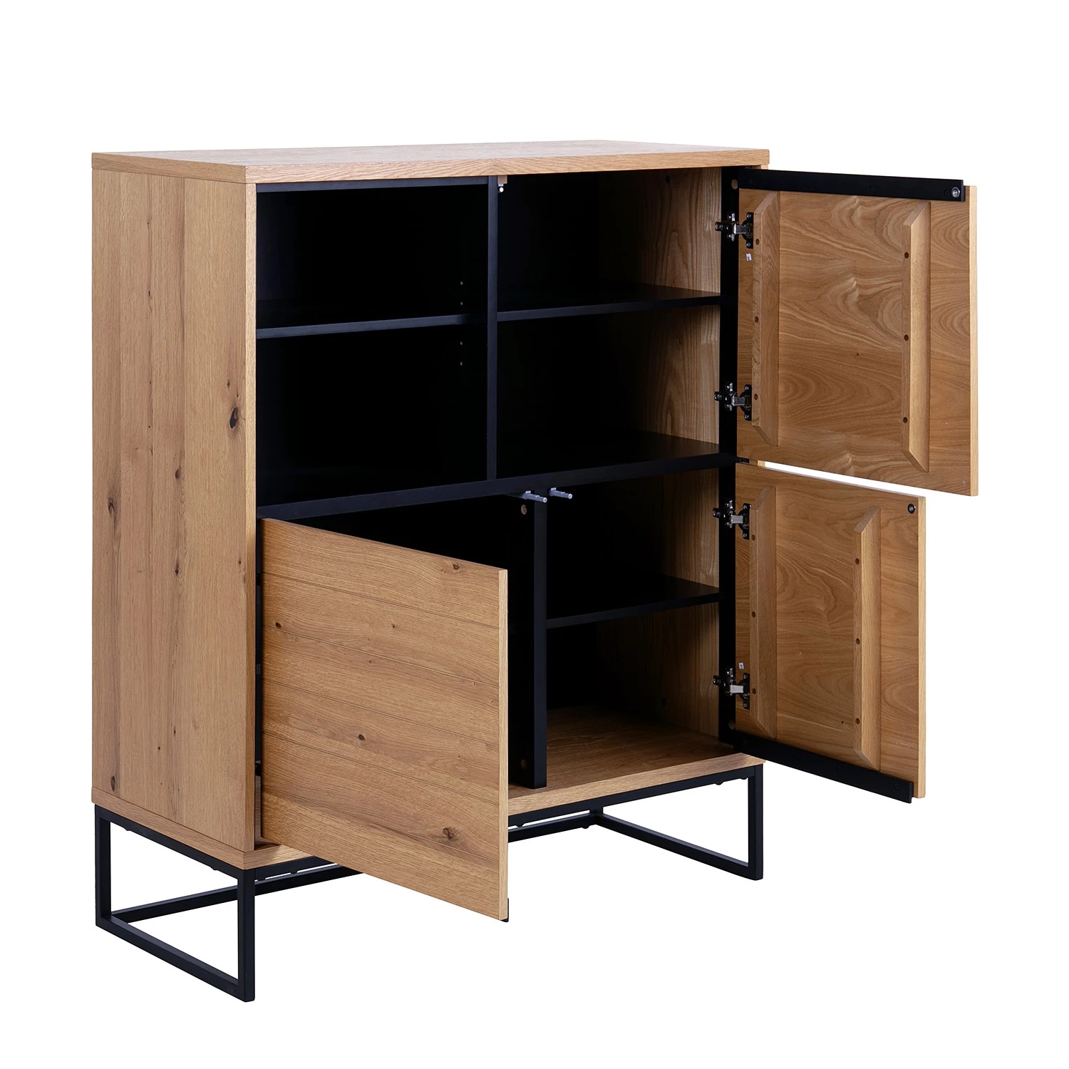 Red Living Buffet haut Frahan - Chêne sauvage 6 Red Living Buffet haut Frahan - Chêne sauvage – Image 6