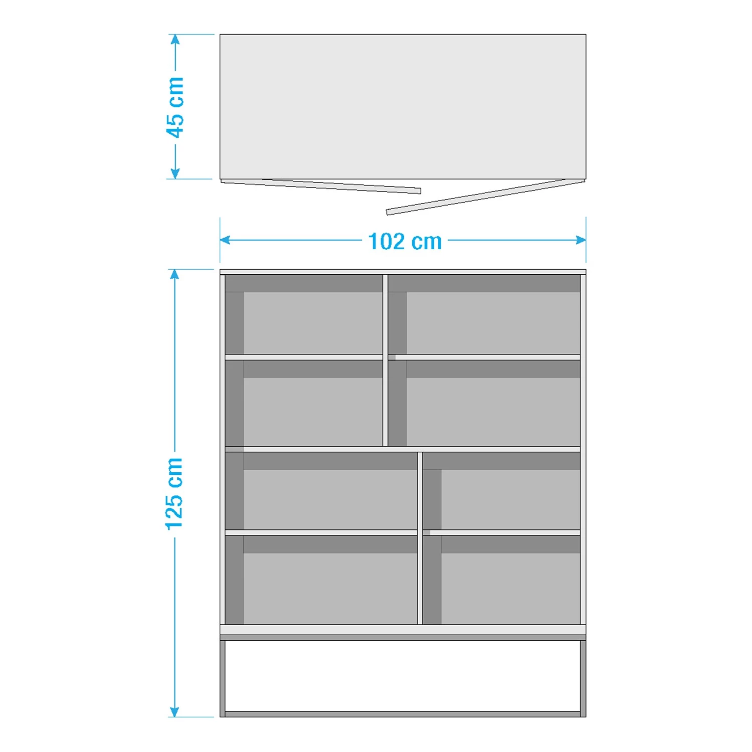 Red Living Buffet haut Frahan - Chêne sauvage 8 Red Living Buffet haut Frahan - Chêne sauvage – Image 8