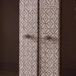 Ars manufacti Vitrine Buuda - Partiellement en acacia massif - Écru / Acacia -ÉcoMaison Soldes 1000182056 200225 06193600024 DETAILS P000000001000182056