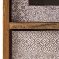 Ars manufacti Vitrine Buuda - Partiellement en acacia massif - Écru / Acacia -ÉcoMaison Soldes 1000182056 200225 06193600026 DETAILS P000000001000182056