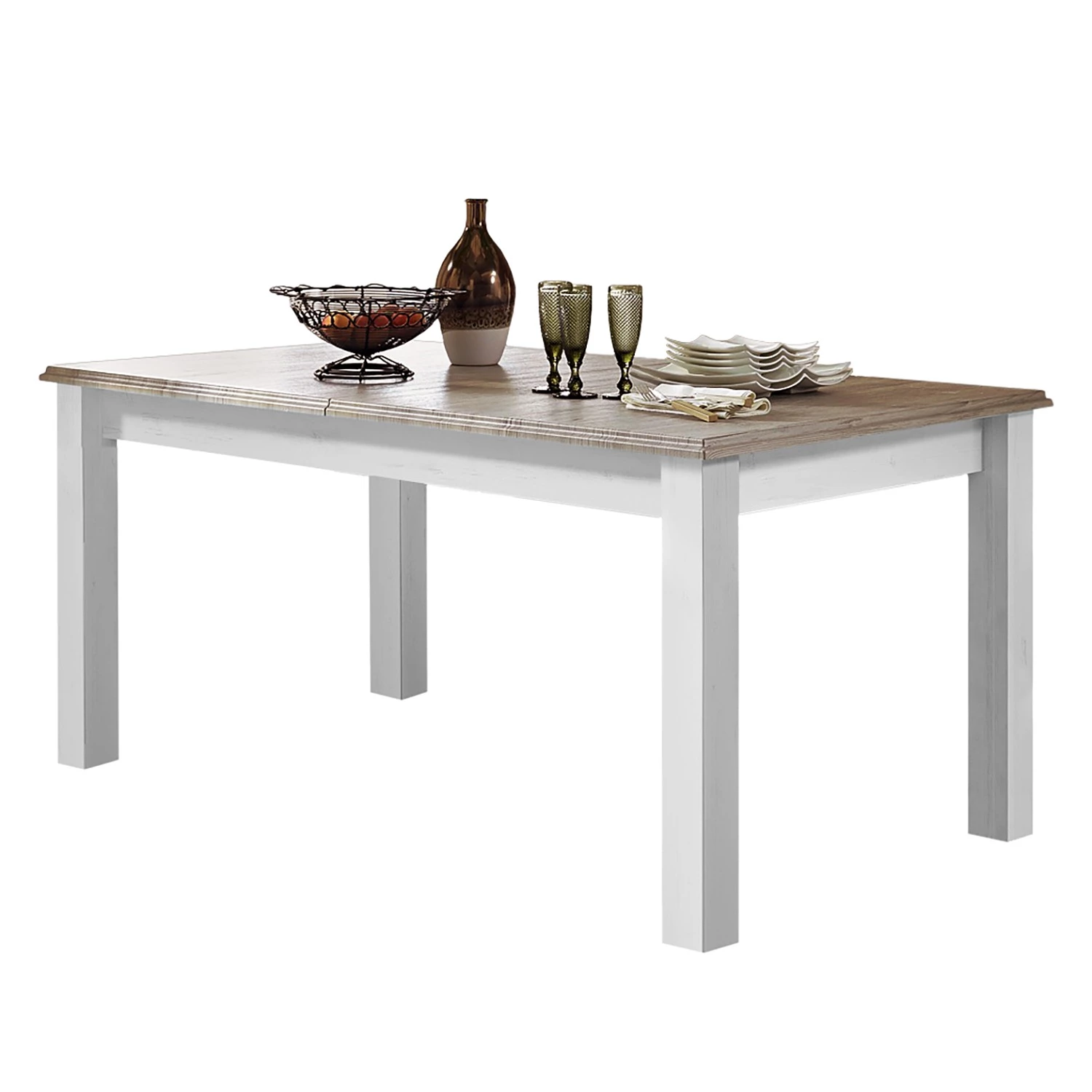 Ridgevalley Table Curzu - Extensible - Taupe - Largeur : 180 cm 1 Ridgevalley Table Curzu - Extensible - Taupe - Largeur : 180 cm