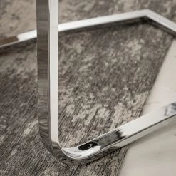 Fredriks Chaises cantilever Nevia I - Imitation cuir / Métal - Chrome - Cuir synthétique Aleli: Créme - Lot de 2 -ÉcoMaison Soldes 1000183823 200206 06303500058 DETAILS P000000001000183823