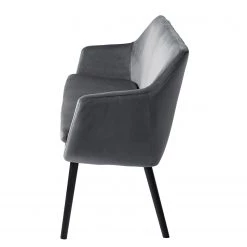 Mørteens Banquette Nicholas IV - Velours / Hévéa massif - Gris foncé / Noir -ÉcoMaison Soldes 1000183891 191216 15321200017 DETAILS P000000001000183891