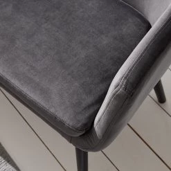 Mørteens Banquette Nicholas IV - Velours / Hévéa massif - Gris foncé / Noir -ÉcoMaison Soldes 1000183891 200331 06181300014 DETAILS P000000001000183891