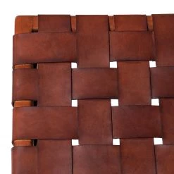 Ars manufacti Fauteuil design Bourbourg - Cuir tressé / Teck massif - marron cognac / Teck 28 Ars manufacti Fauteuil design Bourbourg - Cuir tressé / Teck massif - marron cognac / Teck -ÉcoMaison Soldes 1000183947 200204 15373200026 DETAILS P000000001000183947