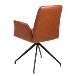 Fredriks Chaise à accoudoirs Mailly II - rotatif - Imitation cuir / Acier - Marron / Noir 15 Fredriks Chaise à accoudoirs Mailly II - rotatif - Imitation cuir / Acier - Marron / Noir -ÉcoMaison Soldes 1000184099 200706 13401000002 DETAILS P000000001000184099