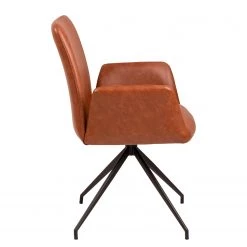 Fredriks Chaise à accoudoirs Mailly II - rotatif - Imitation cuir / Acier - Marron / Noir 13 Fredriks Chaise à accoudoirs Mailly II - rotatif - Imitation cuir / Acier - Marron / Noir -ÉcoMaison Soldes 1000184099 200706 13401100003 DETAILS P000000001000184099