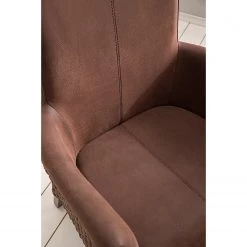 Ars Natura Chaises à accoudoirs Esquina - Imitation cuir / Rotin - Marron vintage / Marron clair chiné -ÉcoMaison Soldes 1000184165 200317 14293600005 DETAILS P000000001000184165