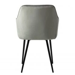 Jack & Alice Chaises à accoudoirs Tilly - Velours / Métal - Noir - Gris 15 Jack & Alice Chaises à accoudoirs Tilly - Velours / Métal - Noir - Gris -ÉcoMaison Soldes 1000184190 200207 09400600022 DETAILS P000000001000184190