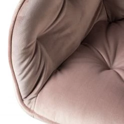 Jack & Alice Chaises à accoudoirs Tilly - Velours / Métal - Noir - Rose vieilli -ÉcoMaison Soldes 1000184191 200207 09400800033 DETAILS P000000001000184191