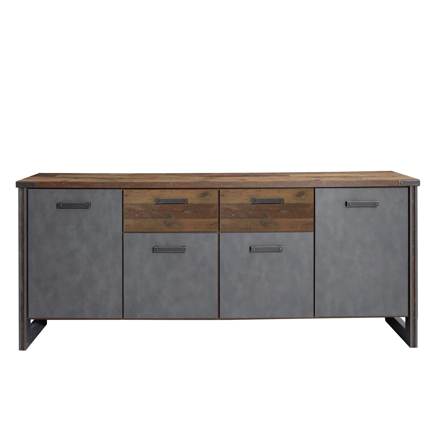 Trendteam Buffet Prime - Imitation pin recyclé / Anthracite 1 Trendteam Buffet Prime - Imitation pin recyclé / Anthracite