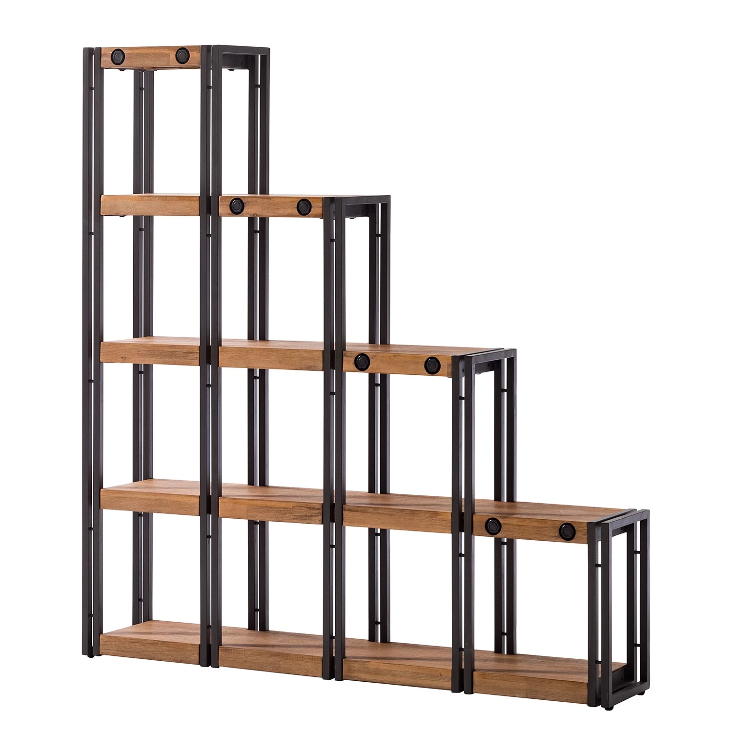 Ars manufacti Étagère Manchester - Acacia massif / Métal - Acacia / Anthracite 1 Ars manufacti Étagère Manchester - Acacia massif / Métal - Acacia / Anthracite