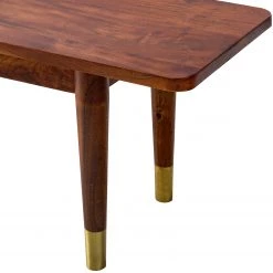 Ars manufacti Banc Baxley - Acacia massif / Métal - Acacia / Doré -ÉcoMaison Soldes 1000187123 200113 16023400071 DETAILS P000000001000187123