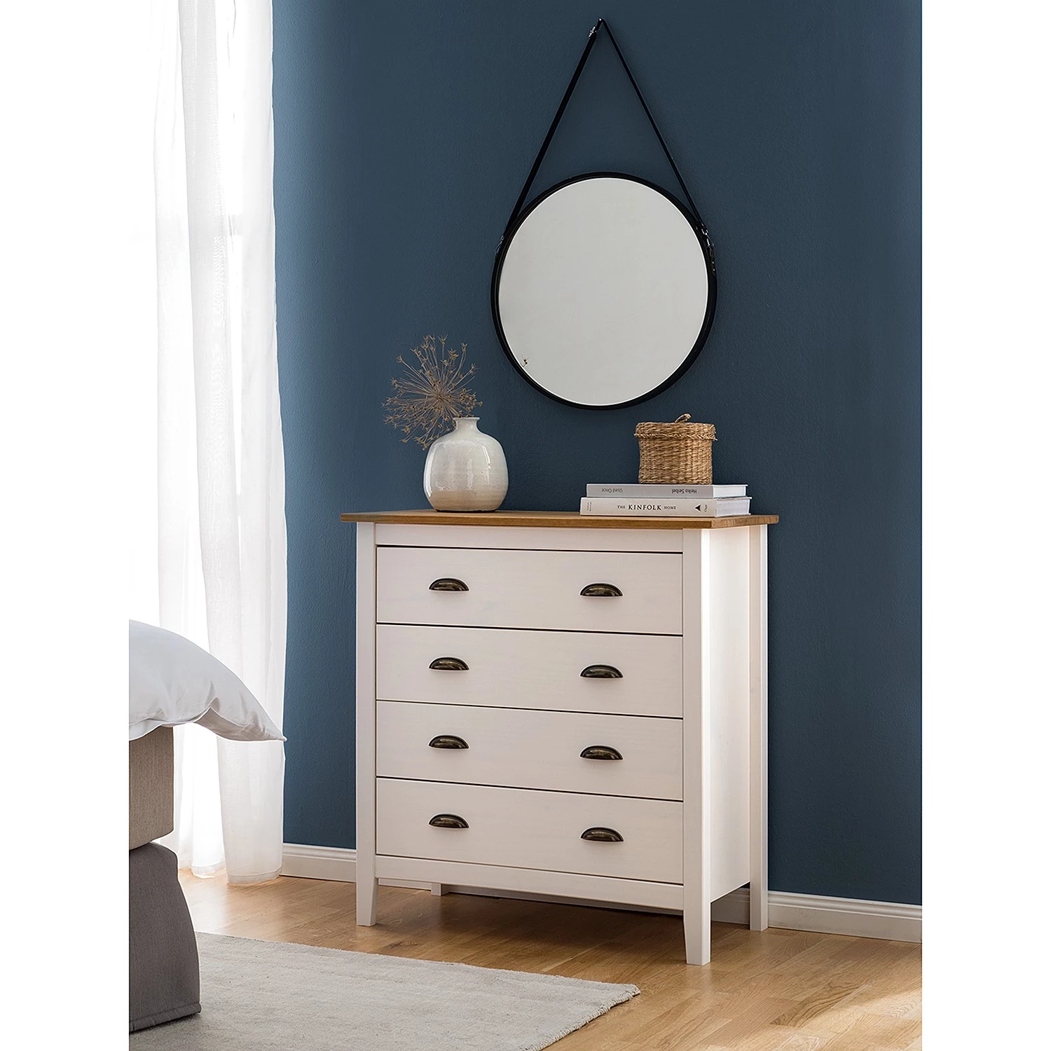 Maison Belfort Commode Rivery II - Pin massif - Blanc 2 Maison Belfort Commode Rivery II - Pin massif - Blanc – Image 2