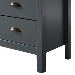 Maison Belfort Commode Rivery I - Pin massif - Anthracite -ÉcoMaison Soldes 1000187568 200205 11113200028 DETAILS P000000001000187568