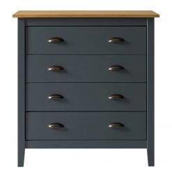 Maison Belfort Commode Rivery II - Pin massif - Anthracite -ÉcoMaison Soldes 1000187578 200205 11113300054 DETAILS P000000001000187578
