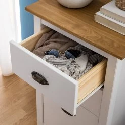 Maison Belfort Commode Rivery I - Pin massif - Blanc 21 Maison Belfort Commode Rivery I - Pin massif - Blanc -ÉcoMaison Soldes 1000187580 200312 14522800029 DETAILS P000000001000187580