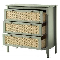 Maison Belfort Commode Belleria I - Pin massif - Vert olive clair -ÉcoMaison Soldes 1000187584 200205 11113400101 DETAILS P000000001000187584